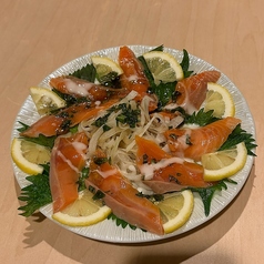 サーモンのカルパッチョ