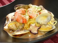 魚介のクリームパスタ