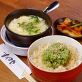 料理メニュー写真 ネギめしセット　(キムチ・スープ付き)