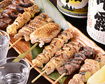 自慢の串焼きは肉厚でボリューム満点♪