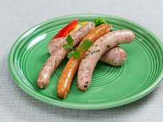 お肉屋さんのソーセージ盛合せ