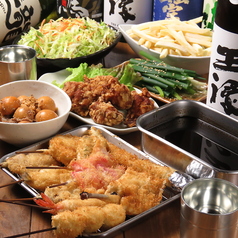 全コース『2時間飲み放題付』でご用意しております◎