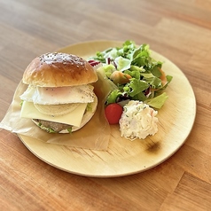 あがの姫牛ハンバーガープレート