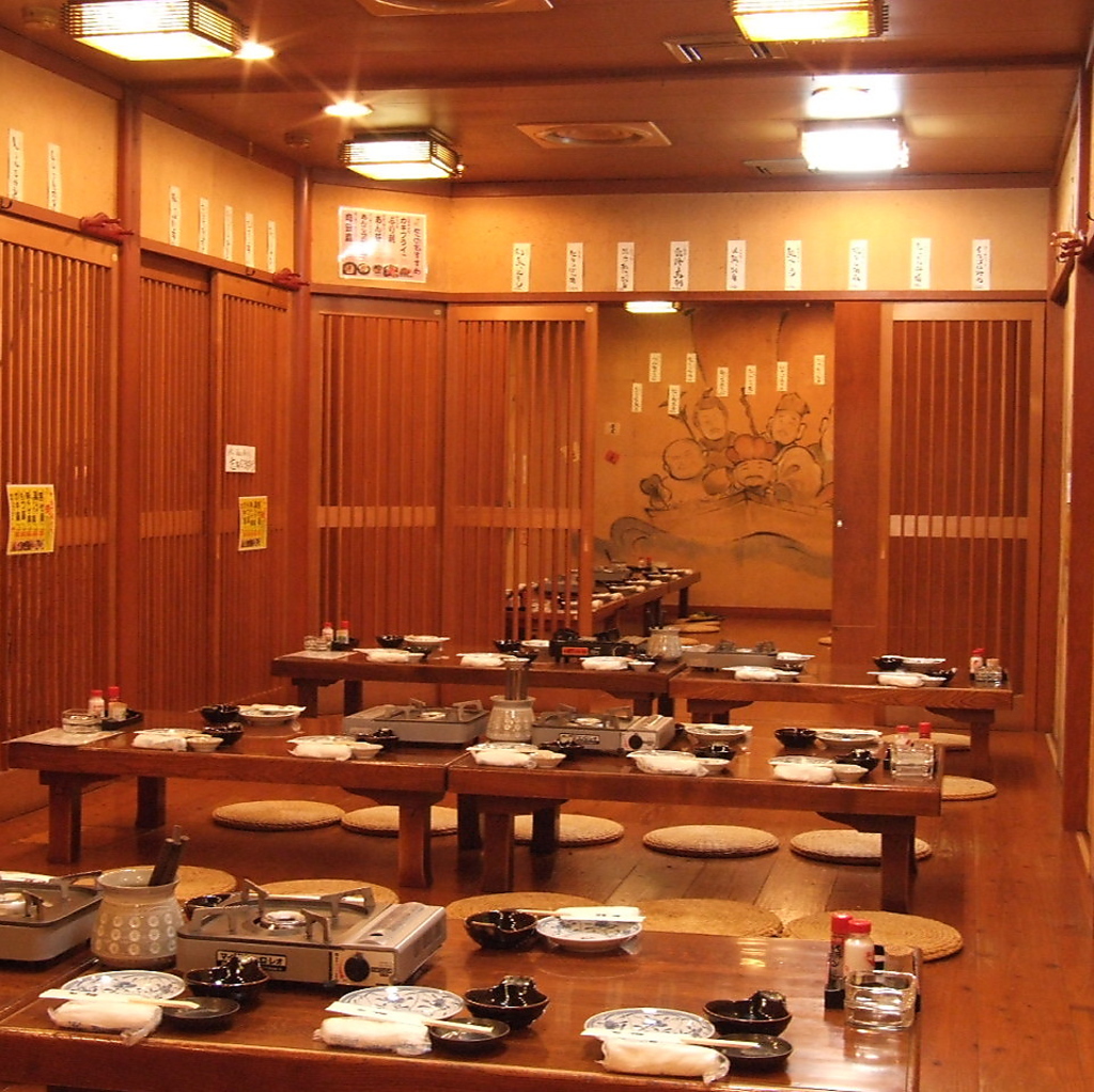 宴会個室は最大80名様まで入れます。　広々、ゆったりなお座敷で宴会を!!
