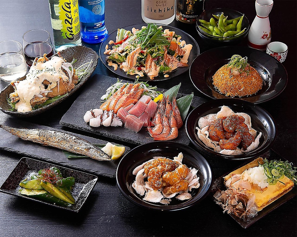 食べ飲み放題2.5時間3078円(税込)!!食べ飲み放題の宴会は、すみれ横丁におまかせ♪2名様～当日OK☆