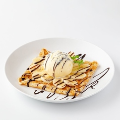 もちもちチョコバナナクレープ