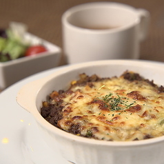 焼きチーズ　キーマカレーセット