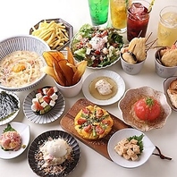 2時間の飲み放題が付いたお得なコースをご用意！