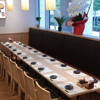 掘りごたつ個室と半個室があり