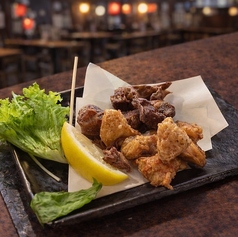 砂肝とぼんじりのしお素揚げ