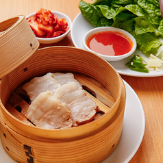 日南もち豚の蒸籠蒸しポッサム