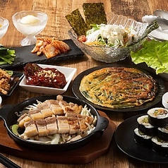 梅田韓国料理と二色鍋 かん菜のコース写真
