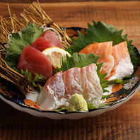 【彩り豊かなお刺身】旨み広がる鮮度抜群の海鮮料理