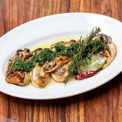 牡蠣のサルサヴェルデ