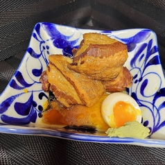 糸島産!豚の角煮 半熟玉子添え