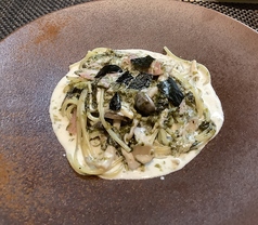 有明海苔のクリームパスタ