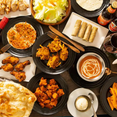 【飲み放題付コースで本格インド料理】