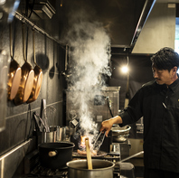 五感で楽しめるオープンキッチン！