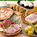 料理メニュー写真&nbsp;牛・豚・鶏 3種メガ盛りBBQプラン
