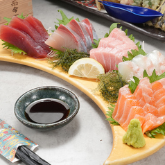 本日の鮮魚盛り合わせ