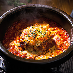 デミグラスハンバーグドリア
