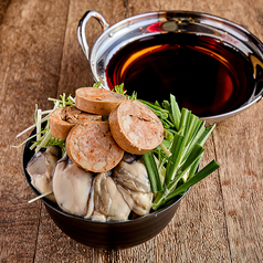 牡蠣とあん肝の痛風鍋1人前）