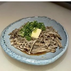 ひと株えのきの藁焼き