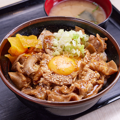 にんにくホルモン丼