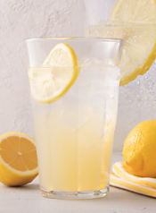 甘酸っぱいレモネード　瀬戸内レモンを添えて