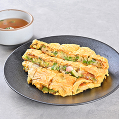 真タコの玉子焼き風チヂミ