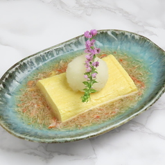 出汁巻き玉子　かに餡かけ