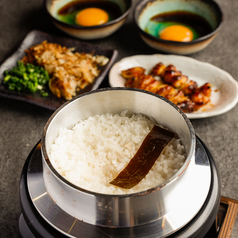 釜めし焼き鳥TKG (2人前)