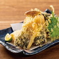 料理メニュー写真 とろさばと季節野菜の天ぷら