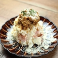 料理メニュー写真&nbsp;ポテトサラダ　キーマカレーのせ
