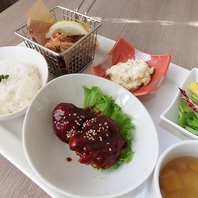 ヤンニョムチキンと唐揚げのあいもりプレート