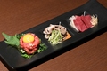 料理メニュー写真&nbsp;肉刺し3種盛り