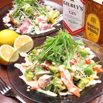 食べ飲み放題【人気メニューが勢ぞろい即菜】枝豆、キムチ、冷奴、ナムル、よだれ鳥など♪