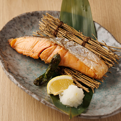 銀鮭の塩焼き
