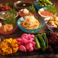 種類豊富なアラカルト料理