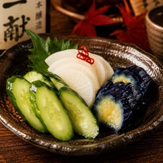 漬け物盛り合わせ