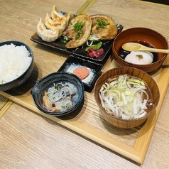 焼餃子＆チャーシュー定食