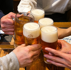 豊富な品揃えを気軽に楽しめる充実の飲み放題