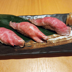 松坂牛の肉寿司 3貫
