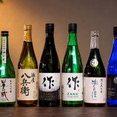 料理に寄り添う全国各地の厳選日本酒を堪能