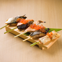 いくらぶっかけお任せ5本串