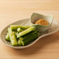たたき胡瓜 もろみ味噌