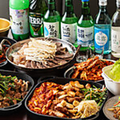 東大門サムギョプサルのコース写真