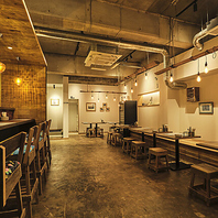 こだわりの家具を置いておしゃれなお店を演出♪