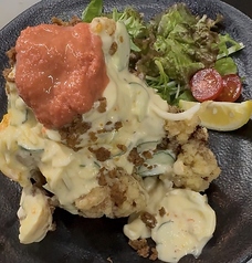 宮崎名物！チキン南蛮明太子のせ