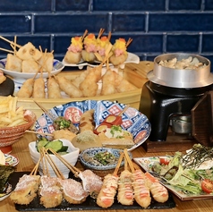 オクノヒダリ 京串揚げとおでんのコース写真